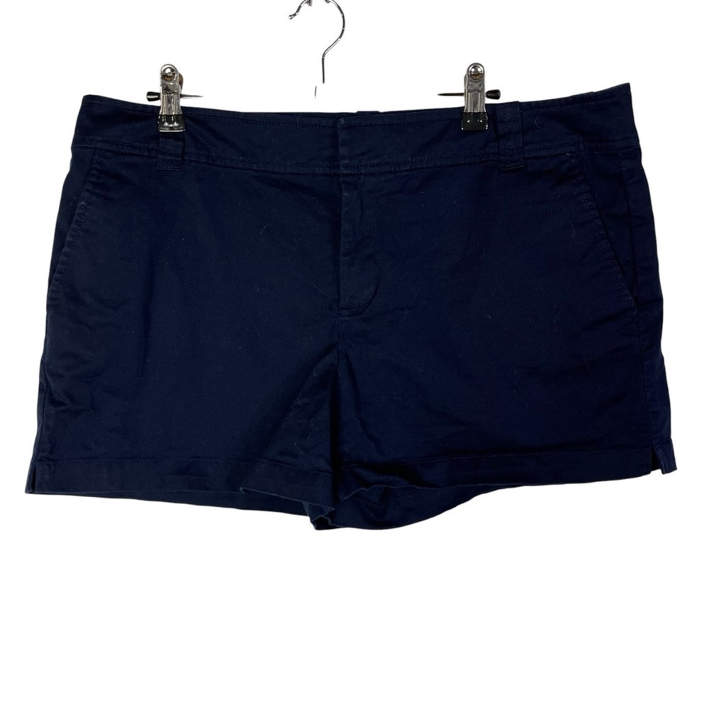 New York & Company‎ Navy Blue Hampton Chino Shorts 12